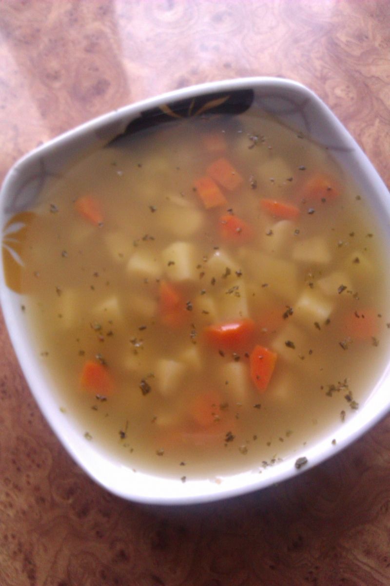 Zupa z kaszką jaglaną 