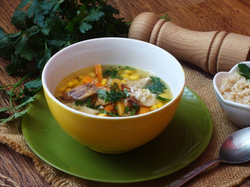 Zupa z kukurydzą  Zupa z kukurydzą