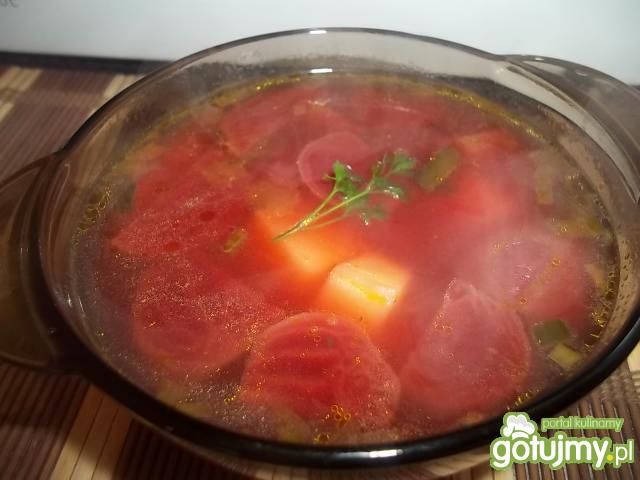Zupa z marynowanymi buraczkami Zupa z marynowanymi buraczkami