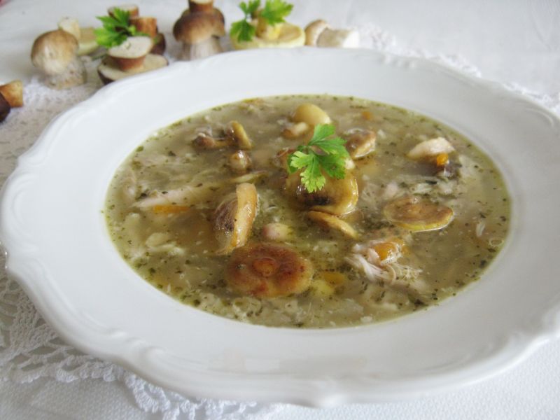 Zupa z maślakami Zupa z maślakami