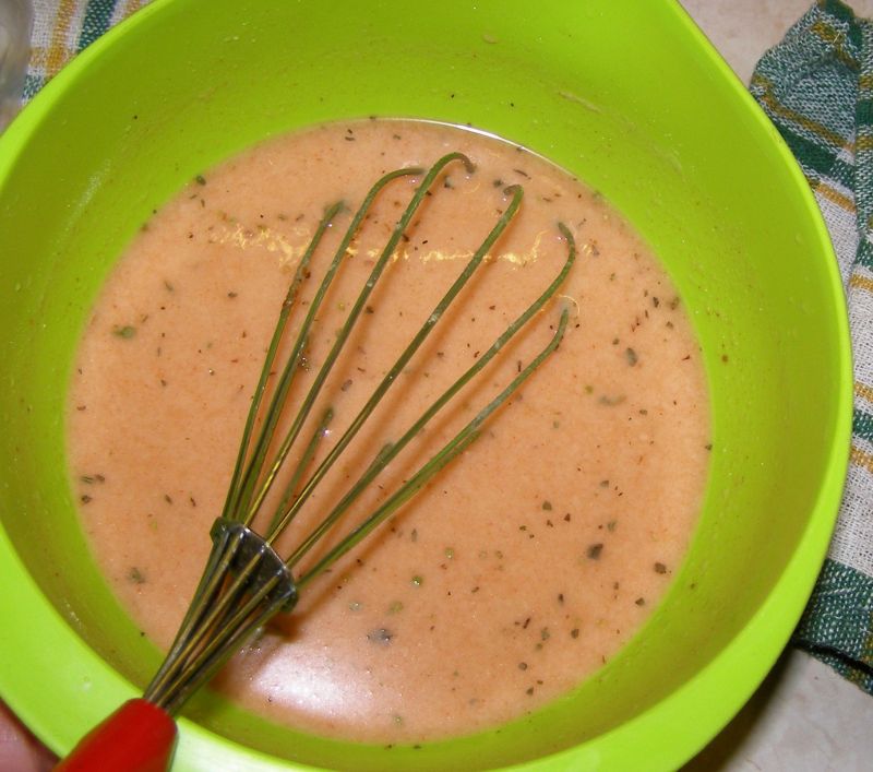 Zupa z młodej fasolki na szyjach indyka
