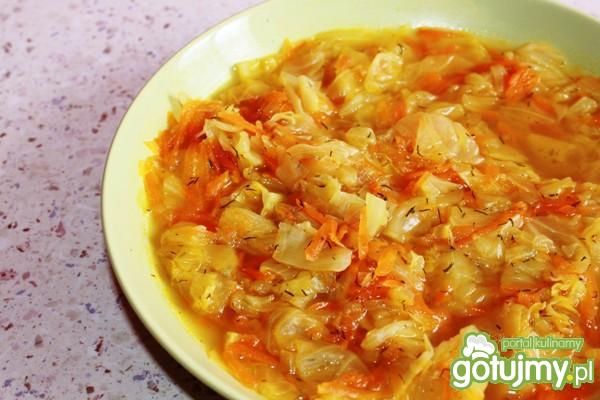 Zupa z młodej kapusty bez ziemniaków  Zupa z młodej kapusty bez ziemniaków