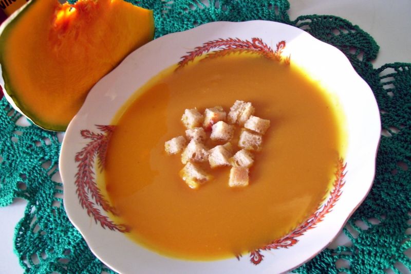 Zupa z pieczonej dyni Zupa z pieczonej dyni