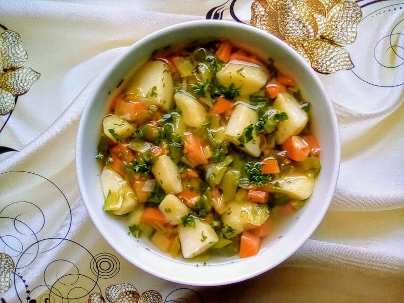 Zupa z pora i marchewki Zupa z pora i marchewki