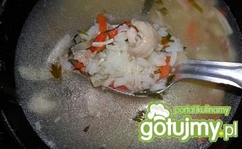 Zupa z ryżem rosołowa Zupa z ryżem rosołowa