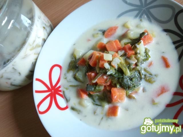Zupa z sałatą
