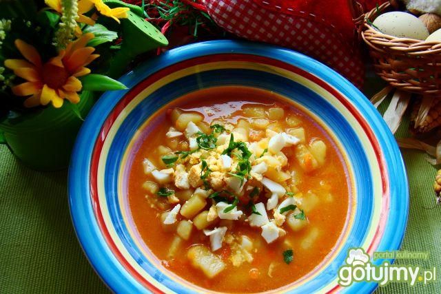 Zupa z soczewicy czerwonej z jajkiem  Zupa z soczewicy czerwonej z jajkiem
