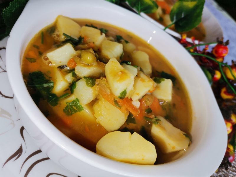 Zupa z zielonego groszku inaczej