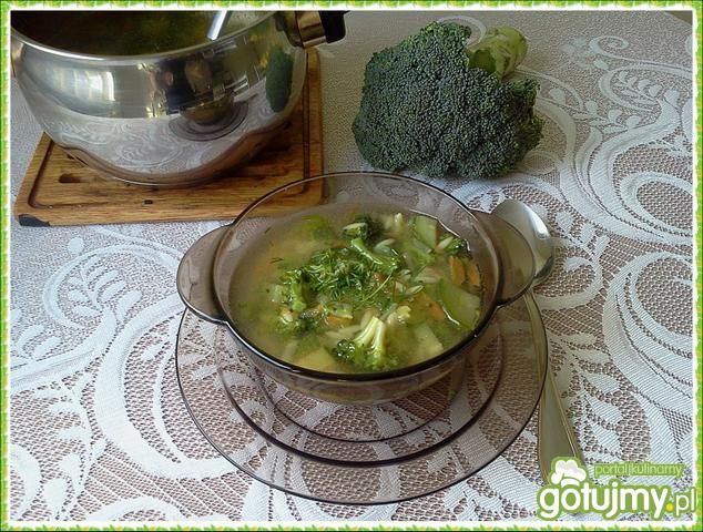 Zupa z zielonych warzyw Zupa z zielonych warzyw