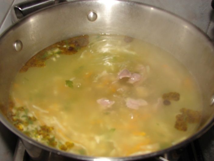 Zupa z żołądków drobiowych