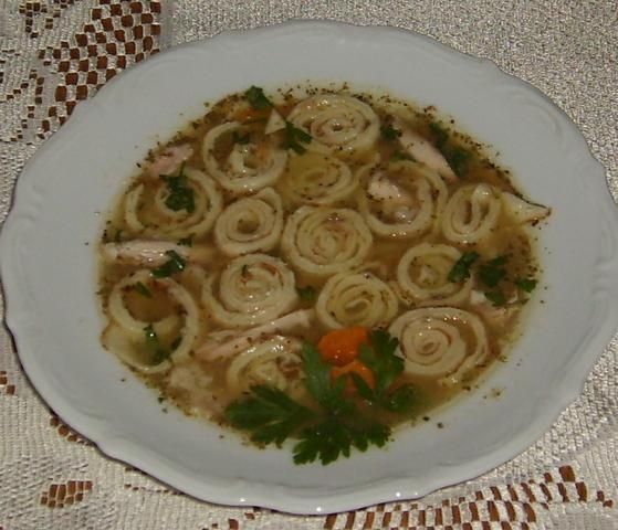 Zupa ze ślimaczkami Zupa ze ślimaczkami