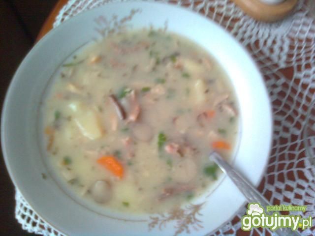 Zupa ze świeżych grzybów