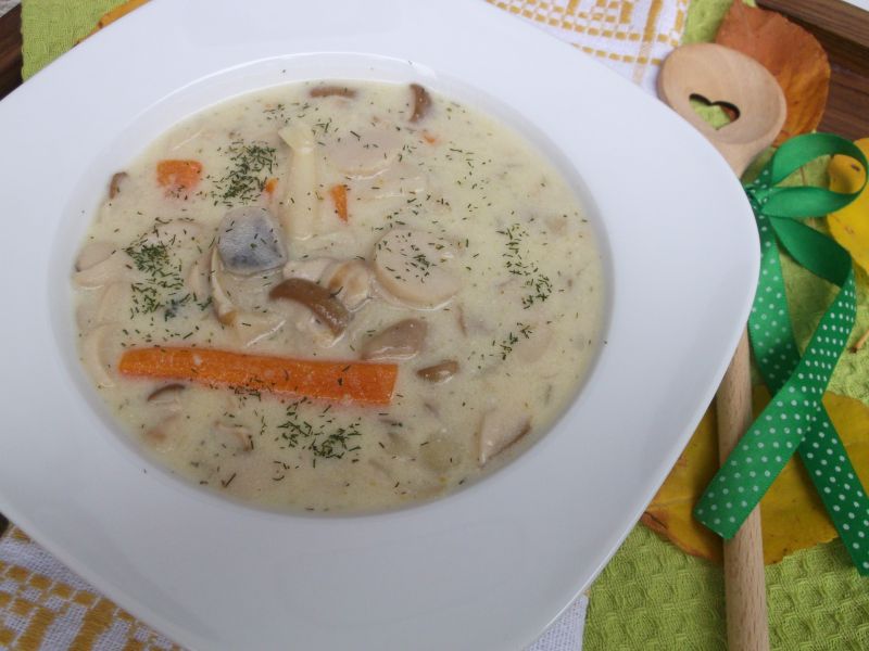 Zupa ze świeżych leśnych grzybów Zupa ze świeżych leśnych grzybów