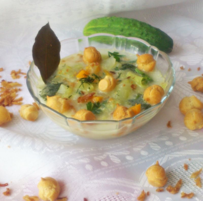 Zupa ze świeżych ogórków wg Di Zupa ze świeżych ogórków wg Di