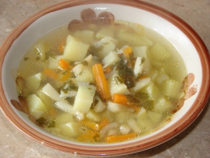 Zupa ziemniaczana na żeberkach