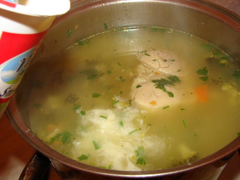 Zupa ziemniaczana z brokułem