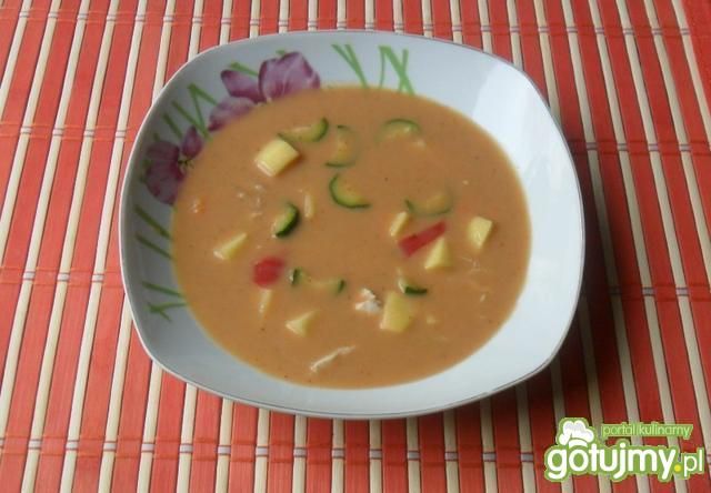 Zupa ziemniaczana z cukinią Zupa ziemniaczana z cukinią