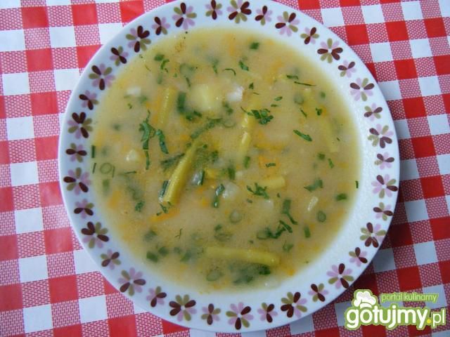 Zupa ziemniaczana z fasolką szparagową 