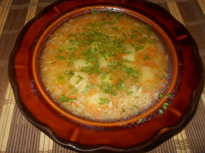 Zupa ziemniaczana z soczewicą