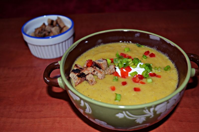 Zupe krem z kukurydzy