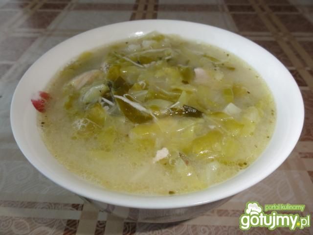 Zupka a' la kapuśniaczek ze świeżej kapu Zupka a' la kapuśniaczek ze świeżej kapu