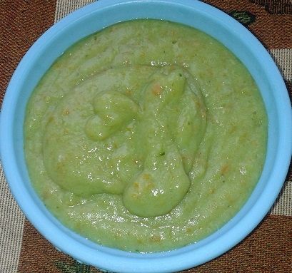 Zupka brokułowa z mintajem Zupka brokułowa z mintajem