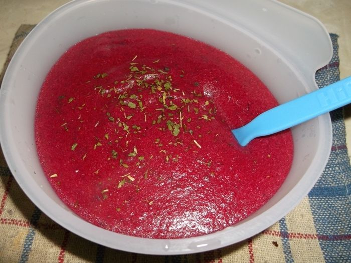 Zupka buraczkowa po 7m-cu Zupka buraczkowa po 7m-cu