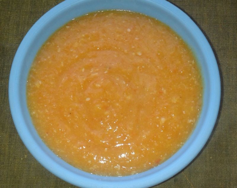 Zupka paprykowo-dyniowa z indykiem 