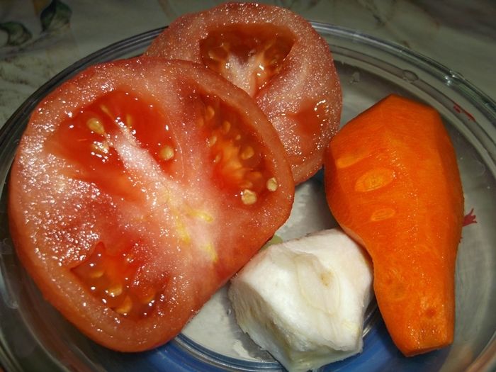 Zupka pomidorowa z ryżem po 6m-cu