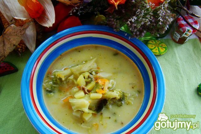 Zupka z brokuła i kalarepy