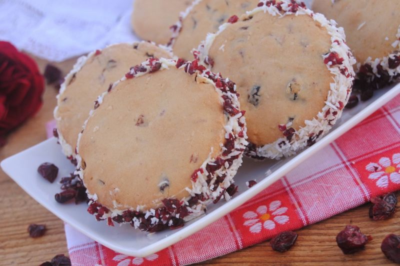 Żurawinowe ciasteczka