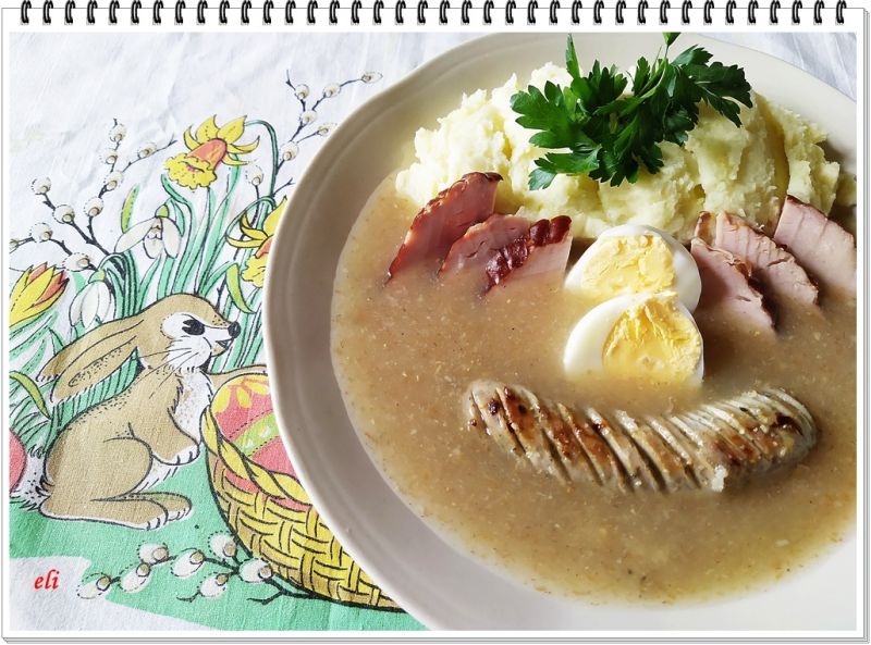 Żurek Eli z chrzanowym pure Żurek Eli z chrzanowym pure