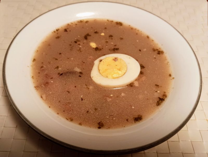 Żurek grzybowy na wędzonce Żurek grzybowy na wędzonce