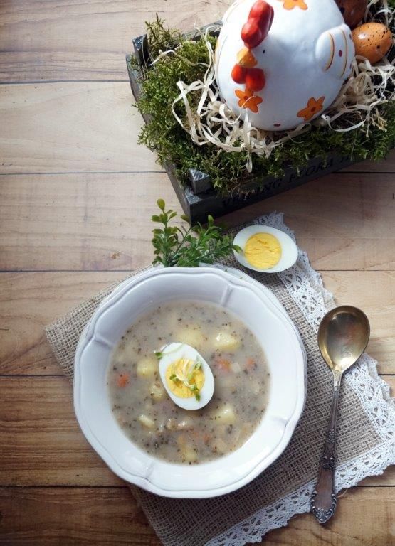 Żurek na domowym zakwasie  Żurek na domowym zakwasie