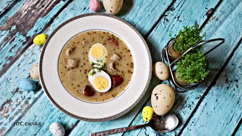 Żurek na domowym zakwasie Żurek na domowym zakwasie