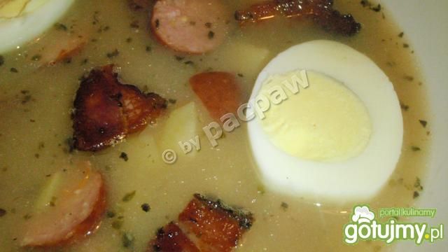 Żurek  na hiszpańskiej kiełbasce Żurek  na hiszpańskiej kiełbasce