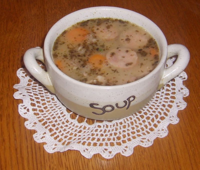 Żurek na kiełbasie