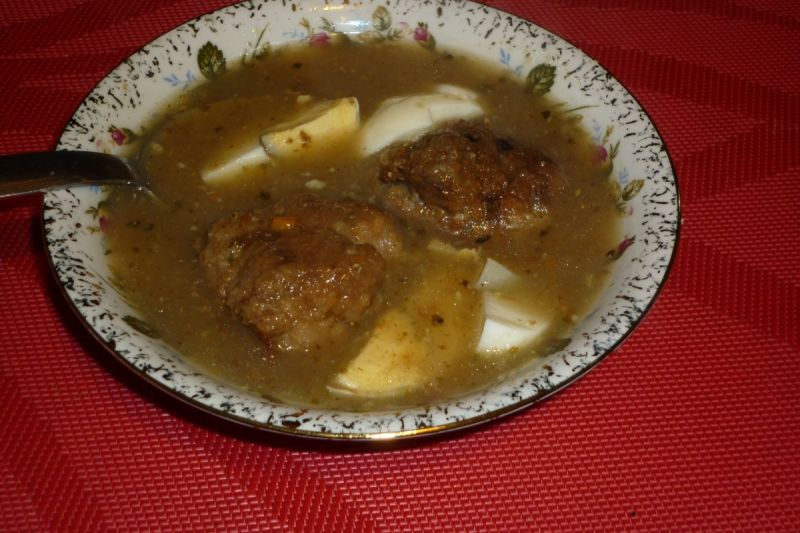 Żurek na łopatce i warzywach Żurek na łopatce i warzywach