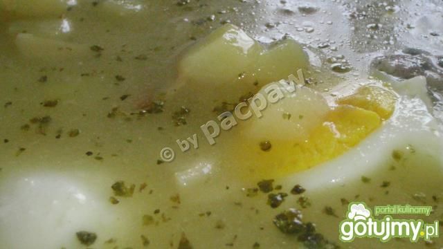 Żurek na niestandardowej kiełbasce Żurek na niestandardowej kiełbasce