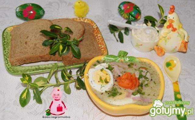 Żurek na owsianym zakwasie :