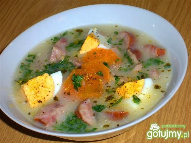 Żurek na soku warzywnym