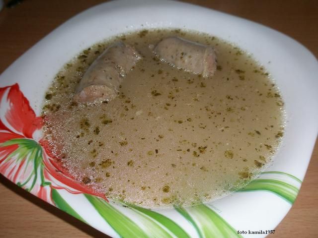 Żurek z białą kiełbasą Żurek z białą kiełbasą