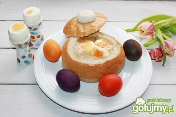 Żurek z klopsikami  Żurek z klopsikami