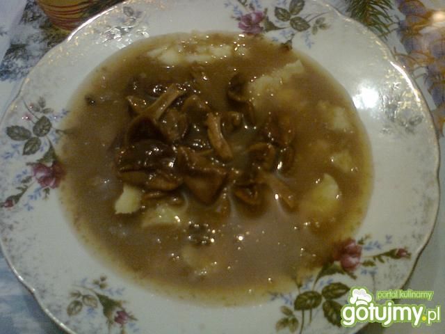 Żurek z suszonymi grzybami 2