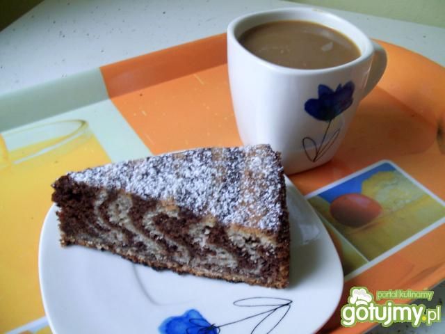 Zwykła zebra z orzechami Zwykła zebra z orzechami