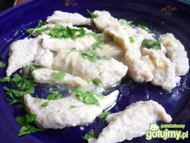 Żytnie kluski prawie scykane