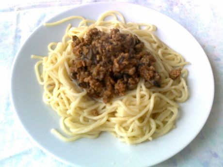 Spaghetti z miesem mielonym