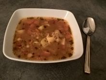Aromatyczna zupa z czerwoną soczewicą 