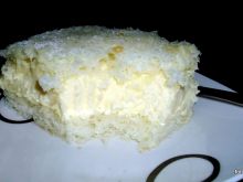 Biały obłok - ciasto na białkach