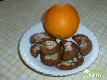 Ciasteczka pomarańczowo- czekoladowe